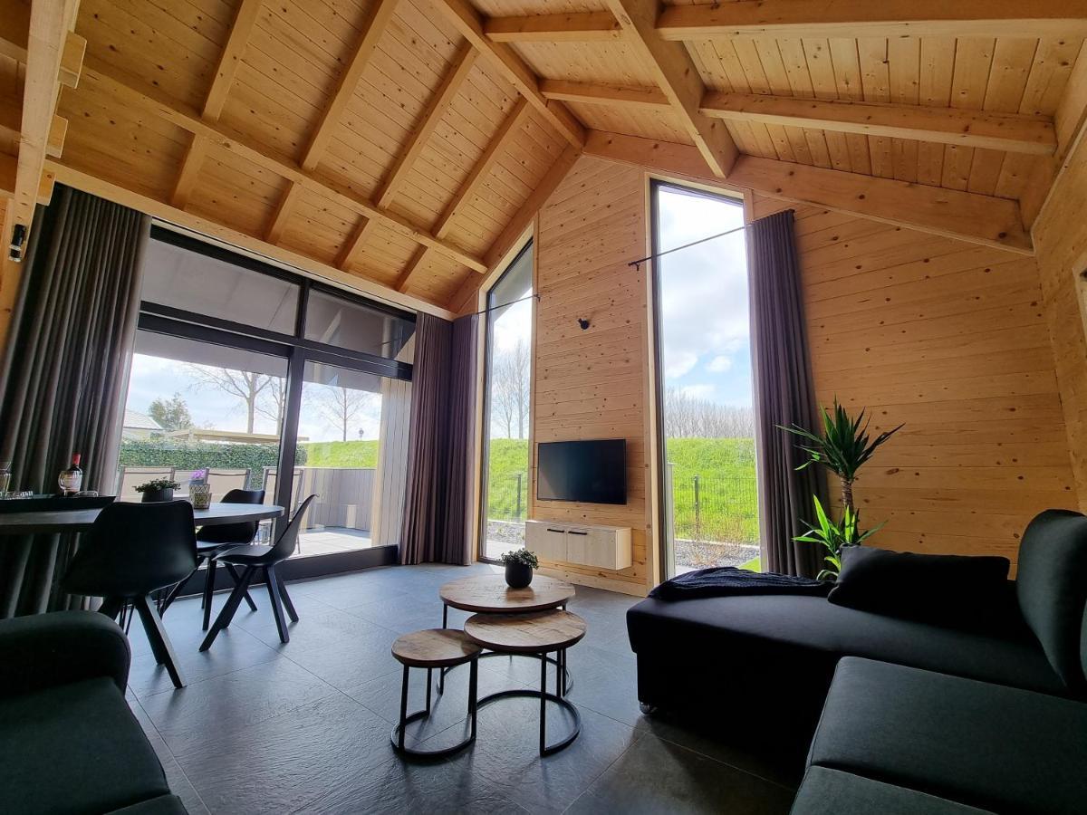 Chalet Met Sauna En Airconditioning Sint Annaland Exteriör bild